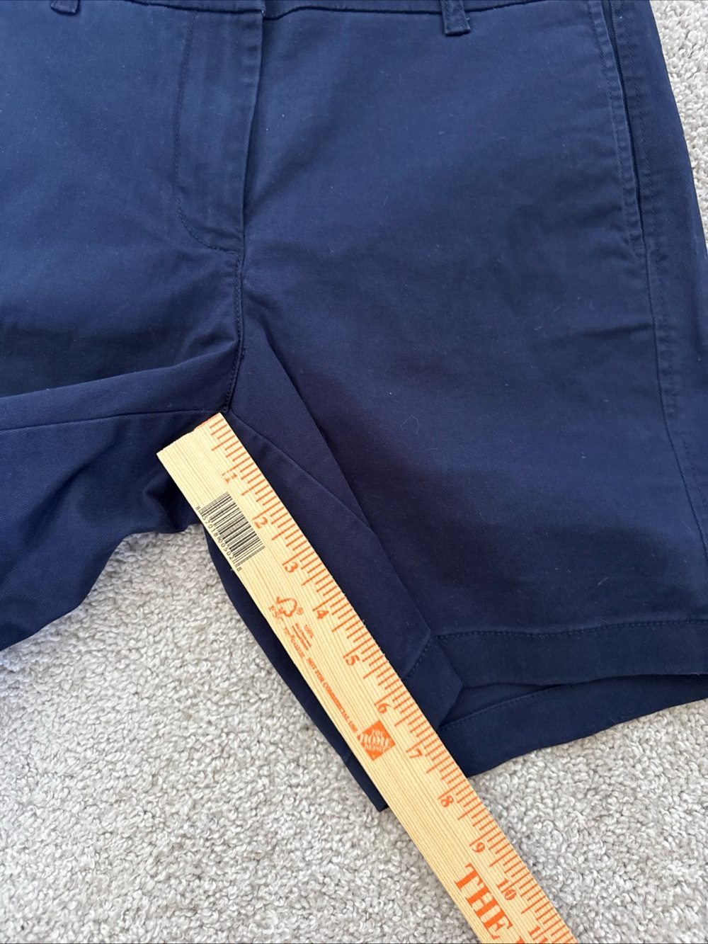 J Crew Tailored Womens Shorts Navy Blue Sz 6 Dressy Preppy Nautical - Picture 4 of 6